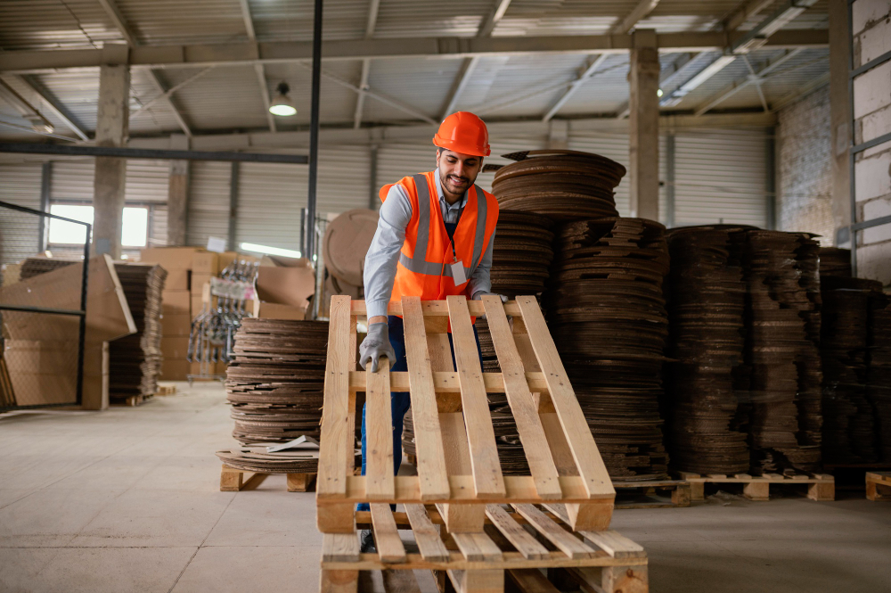 man-working-with-heavy-wooden-materials